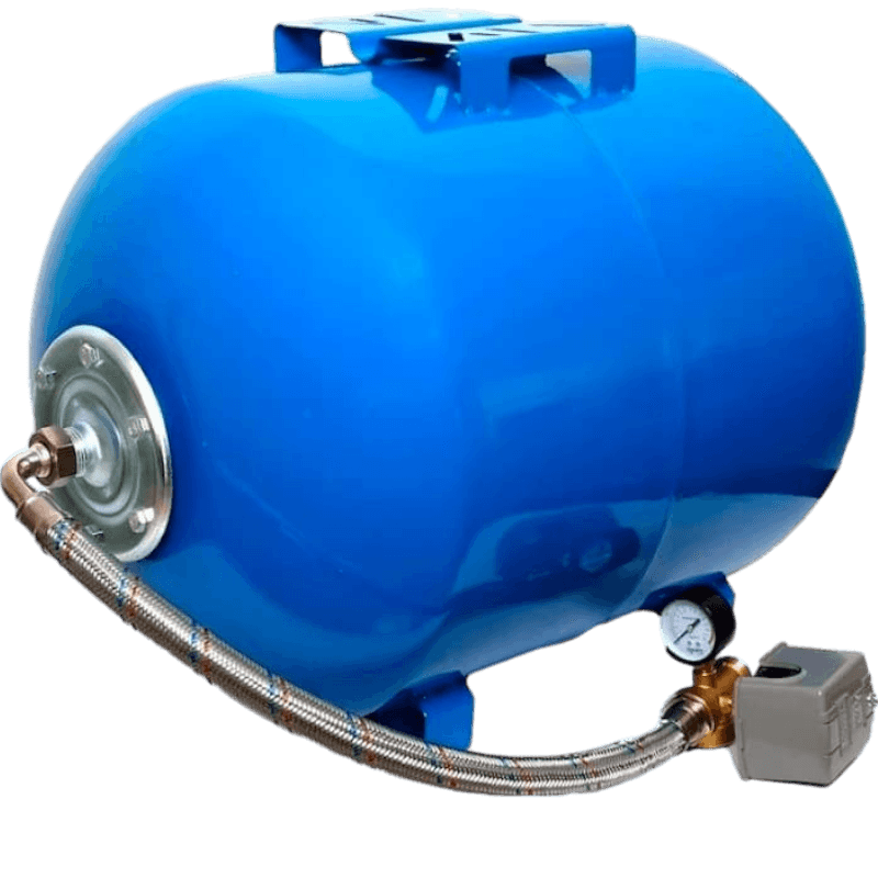 Tanque P/Hidro C/Membrana 43 LT 116 PSI C/Manguera, Manometro, Conexión y Automático TH-50 IGOTO