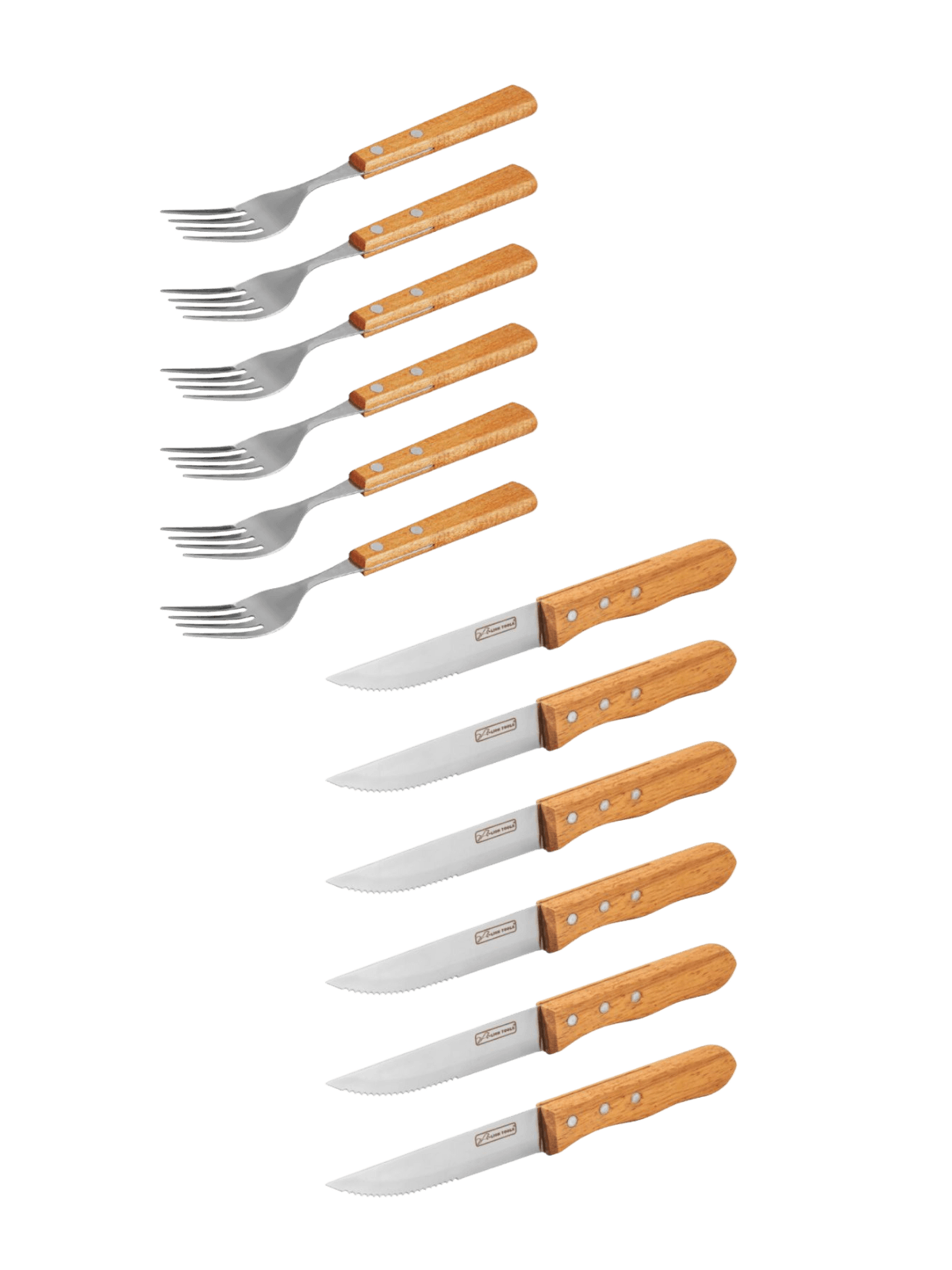 Jgo Tenedor y Cuchillo P/Asado 7470 Lion Tools