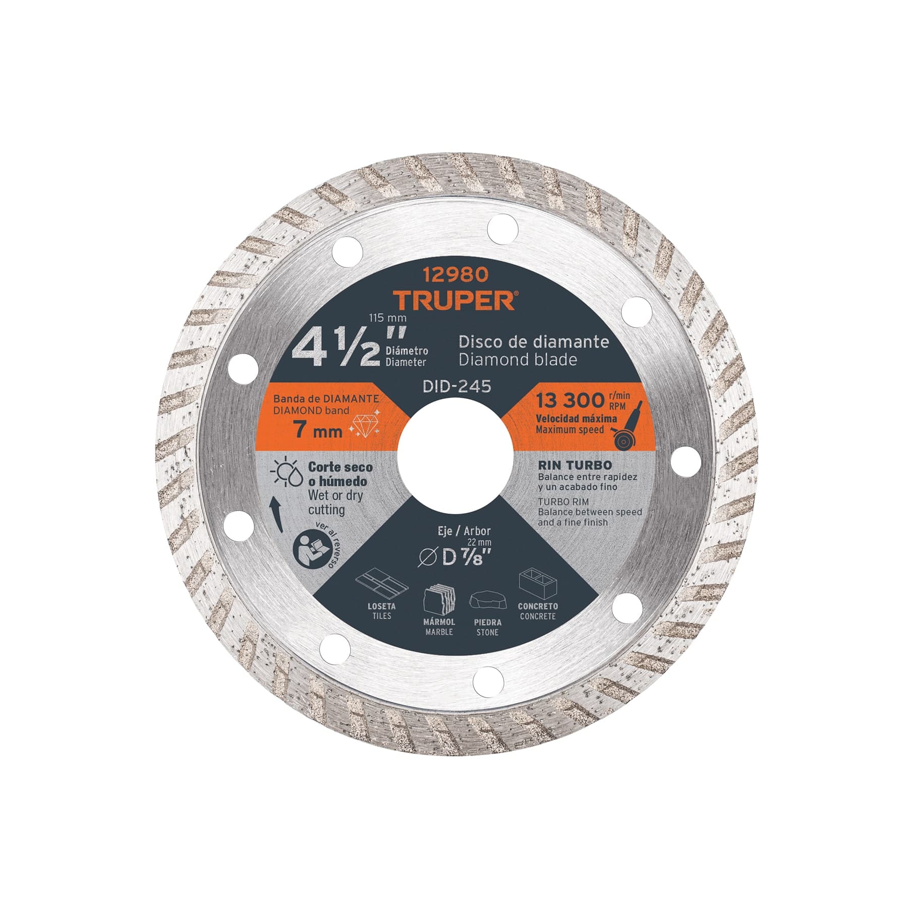 Disco Abrasivo DDT-1513T Truper