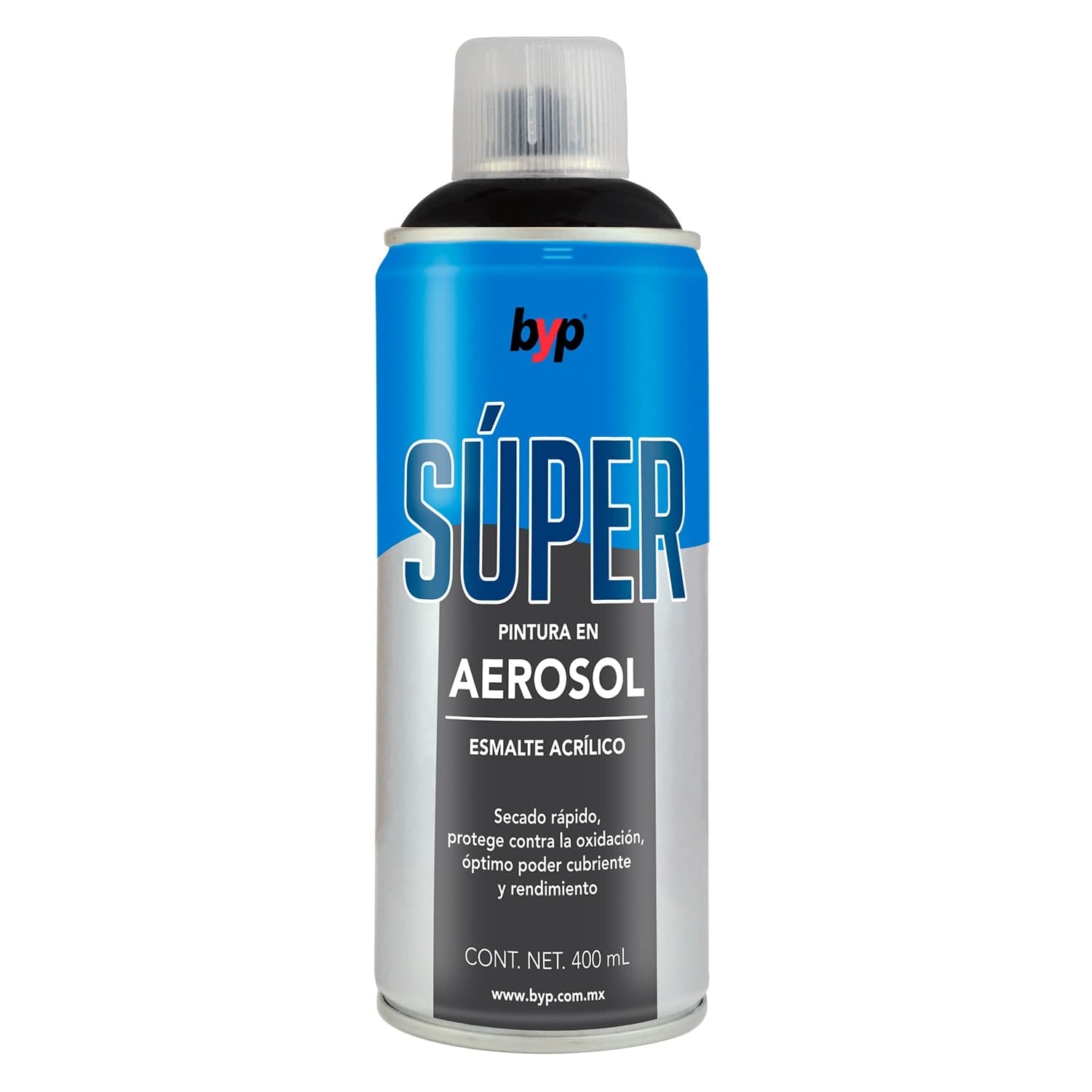 Aerosol 400 ML Barniz Transparente Esmalte Acrílico ATRS00 Super BYP