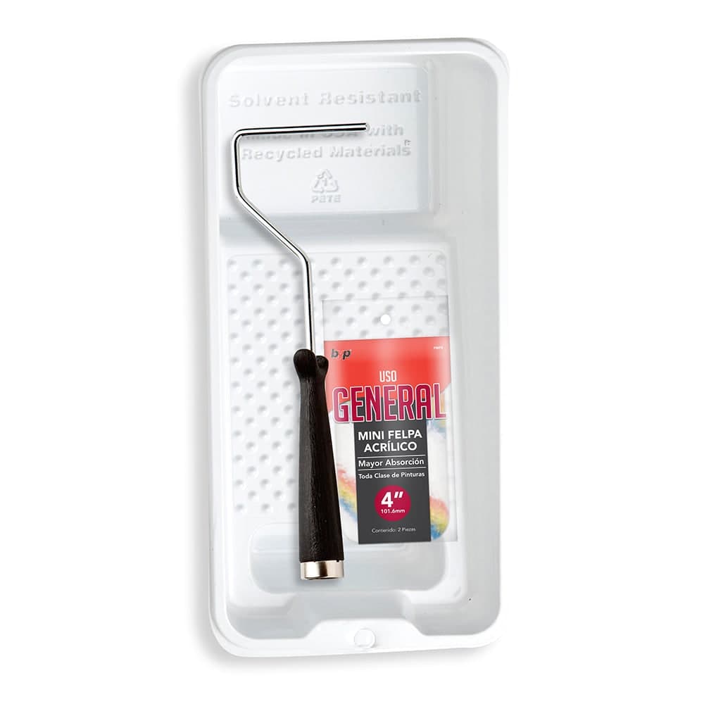 Kit Mini Rodillo Acrílico 4" KMN2 BYP