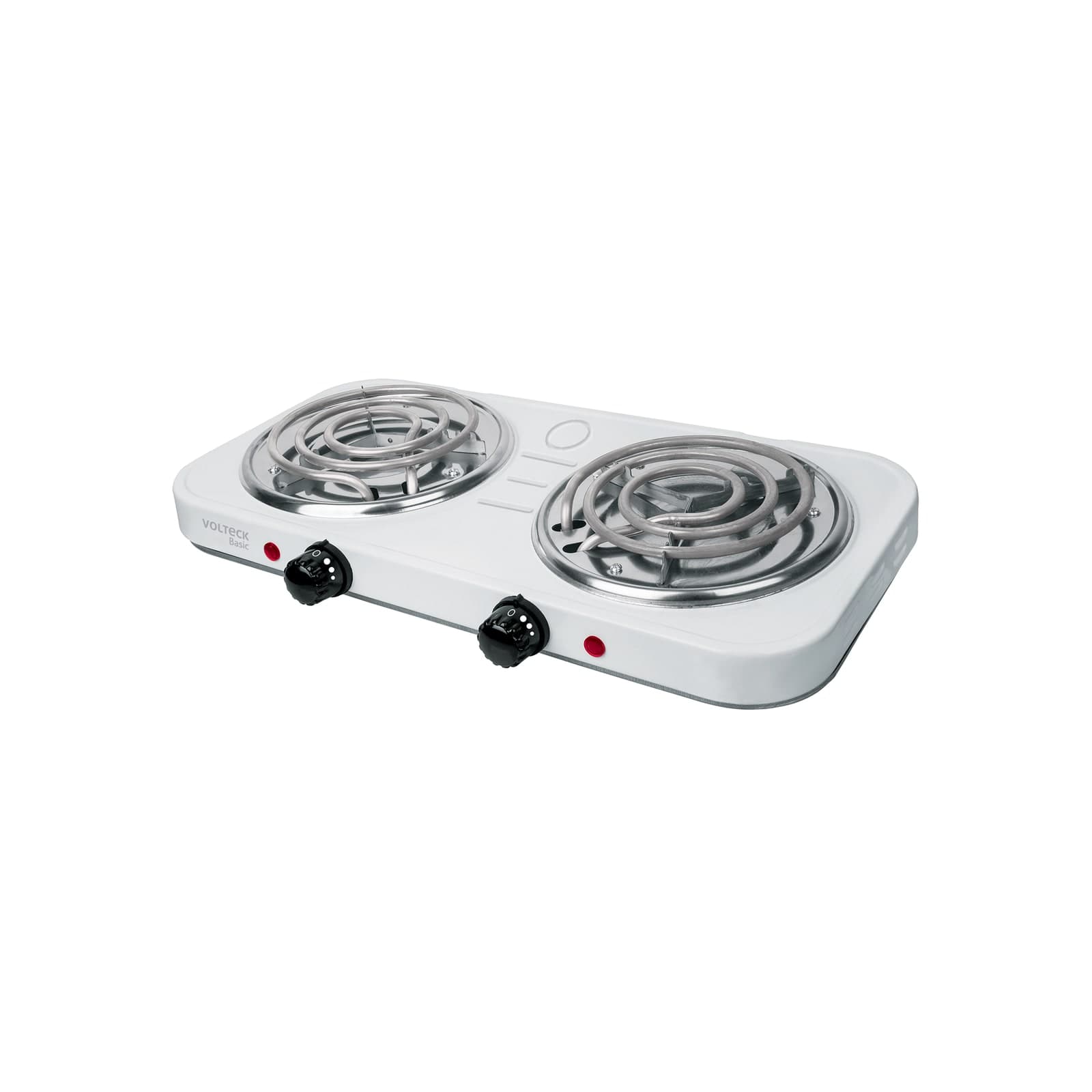 Parrilla Eléctrica 2 Quemadores Blanca PAEL-2CP Volteck