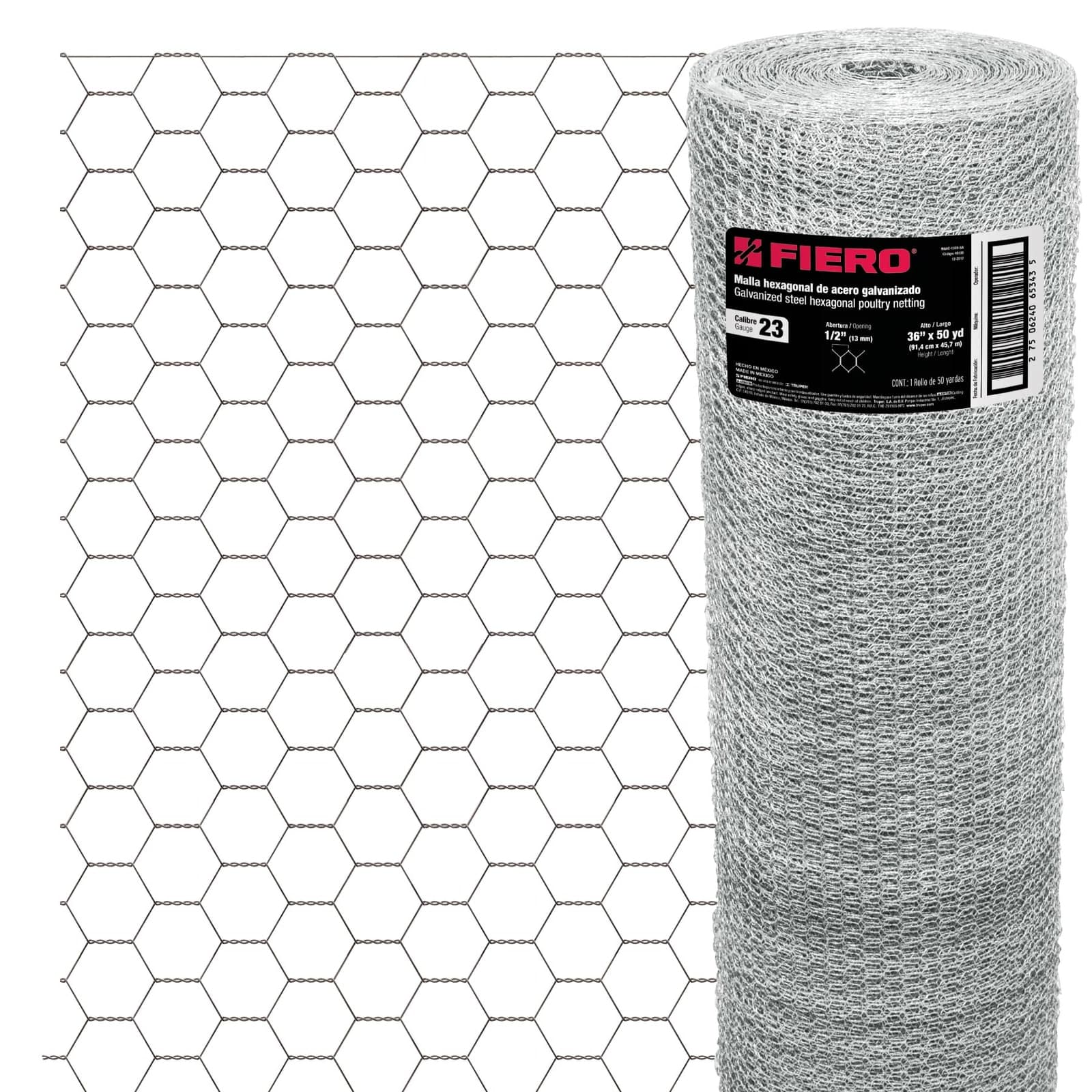 Malla Hexagonal 13 MM x 0.90 x 1 M MAHE-1309 Fiero