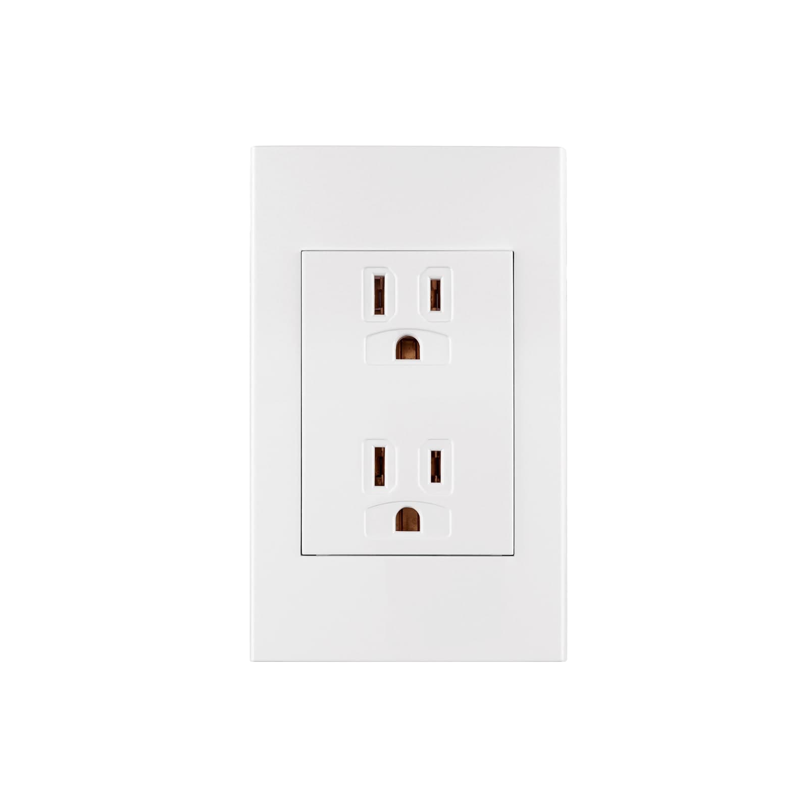 Placa Armada 2 Contactos Linea Española Blanco Codo-eb Volteck