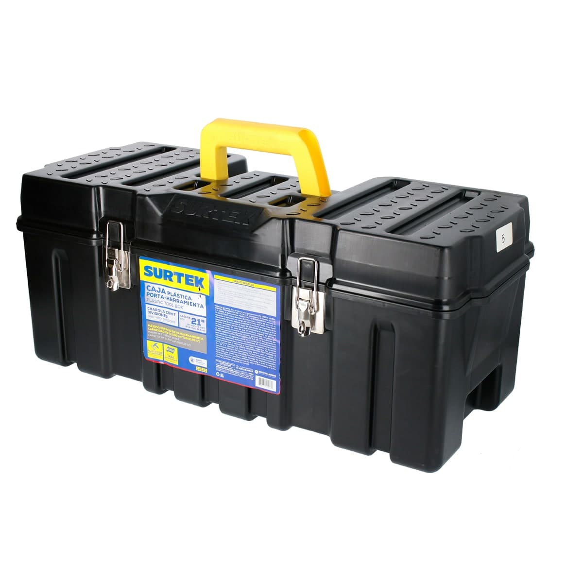 Caja P/Herramientas C/Compartimentos 26" Broches Metalicos CPS26 Surtek