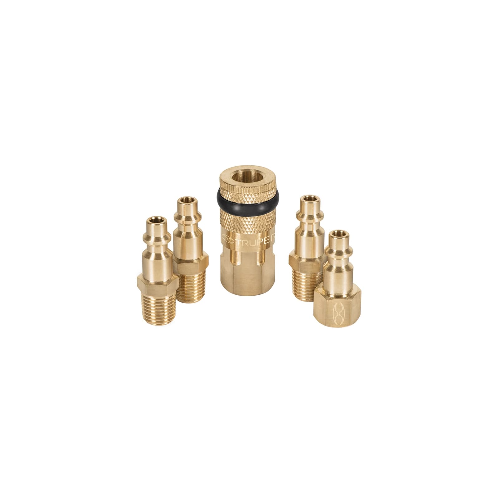 Jgo Coples y Conectores Rapidos Laton CORAL-5 Truper